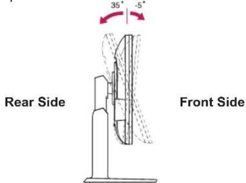 LG 23MB35PH-B - Adjusting the angle - 2