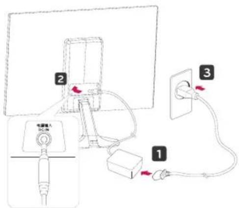 LG 23M45H-B - Mounting on a table - 3
