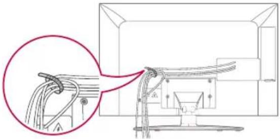 LG 60PZ755S - Sauberes Verlegen der Kabel - 1