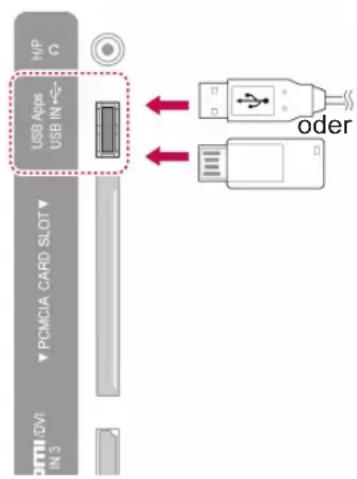 LG 60PZ755S - Anschließen von USB-Speichergeräten - 1