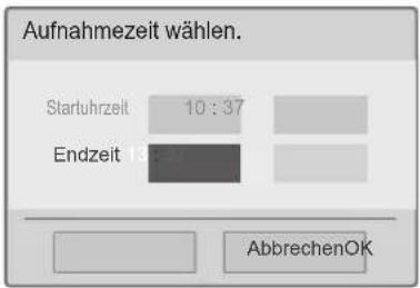 LG 60PZ755S - Aufnahmeendzeit ändern - 2