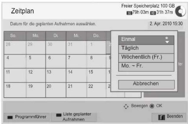 LG 60PZ755S - Zeitplan - 2