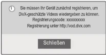 LG 60PZ755S - Registrierung des DivX-Codes - 1