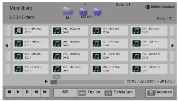 LG 60PZ755S - Wiedergabe von Musik - 2