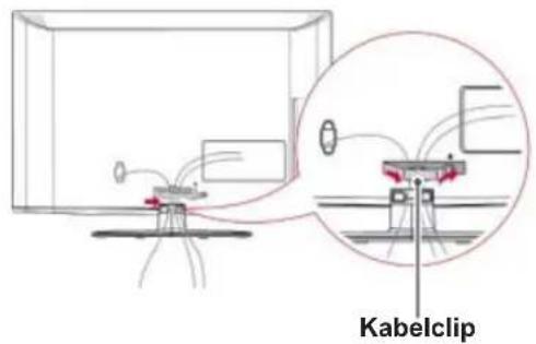LG 50PZ755S - Sauberes Verlegen der Kabel - 2