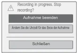 LG 50PZ755S - Aufnahme beenden - 1