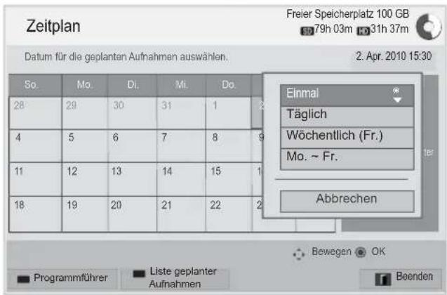 LG 50PZ755S - Zeitplan - 2