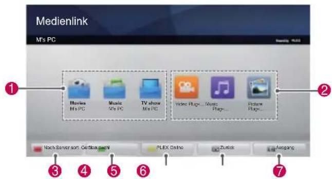 LG 50PZ755S - Verwenden von Medienlink Wiedergeben von Filmen - 1