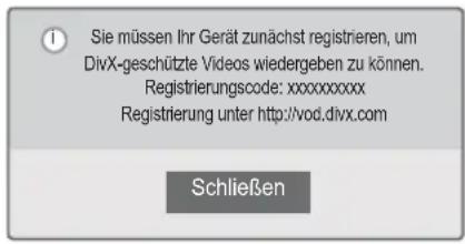 LG 50PZ755S - Registrierung des DivX-Codes - 1