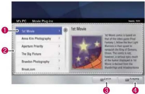 LG 50PZ755S - Installieren von Plug-Ins - 1