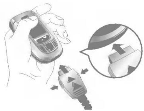 LG F1200 - Charging the battery - 1
