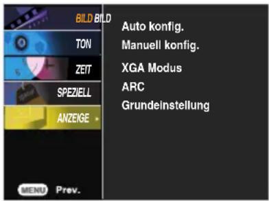 LG M4710C-BAT - Einstellen von TAKT/TAKTRATE und Position - 1