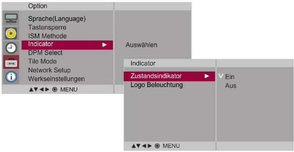 LG M4213C-BAP - Auswählen der Optionen - 1