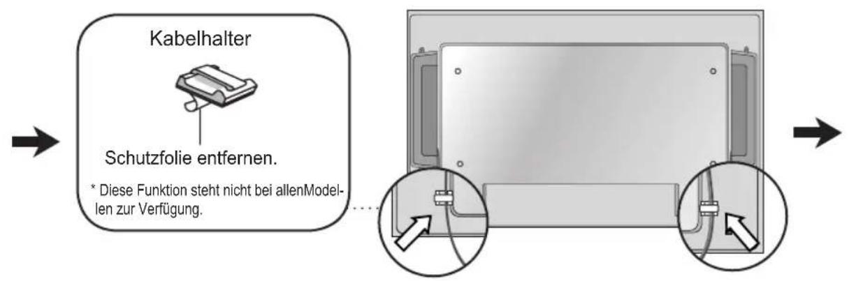 LG M4213C-BAP - Anschließen der Lautsprecher - 2