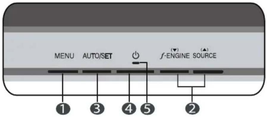 LG L1942T-SF - Front Panel Controls - 1