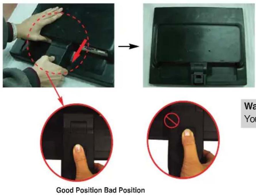 LG L1942T-SF - Disassembling the stand - 6