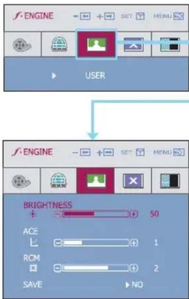 LG L1942T-SF - Main menu Sub menu Description - 2