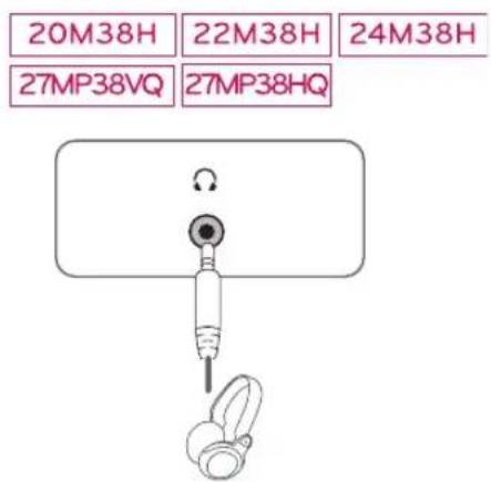 LG 24M38H - Connecting to External Devices Peripheral device connection - 1