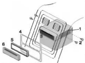 LG LAC-M6600R - Entfernen des vorhandenen Receivers - 1