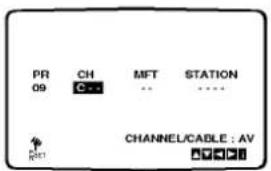 PR 09 CH MFT STATION CHANNEL/CABLE : AV