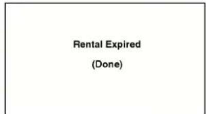 Rental Expired (Done)