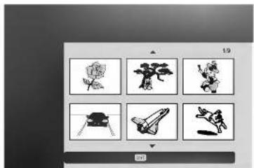 LG RC6850 - Use ▲ / ▼ to select 'Chapter' from Title List-Original options then press ENTER. - 1
