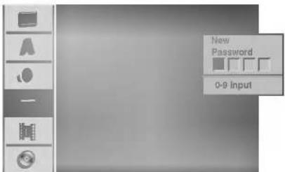 New Password 0-9 Input