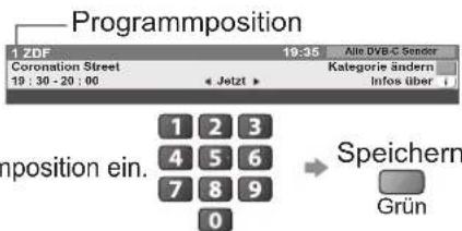PANASONIC Viera TX-P50GW10 - Überspringen unerwünschter DVB-Sender, Bearbeiten von DVB-Programmen Senderliste - 3
