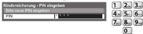 PANASONIC Viera TX-P46GQ21 - Sperren von Programmplätzen Kindersicherung - 1