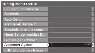 PANASONIC Viera TX-P46GQ21 - ① Wählen Sie „Antennen System“, und nehmen Sie die gewünschte Einstellung vor - 1