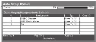 PANASONIC Viera TX-P46GQ21 - ● Auto Setup DVB-C - 1
