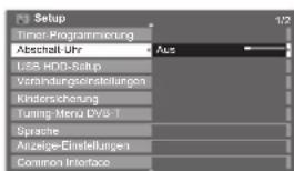 PANASONIC Viera TX-P46GQ21 - Automatisches Umschalten des Fernsehers in den Bereitschaftsmodus nach Verstreichen einer festgelegten Zeitdauer - 6
