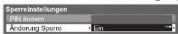 PANASONIC Viera TX-P46GQ21 - Sperren Sie die Bildeinstellungen Sperreinstellungen - 2