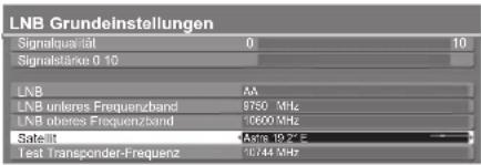 PANASONIC Viera TX-P46GQ21 - ④ Wählen Sie „Satellit“, und nehmen Sie die gewünschte Einstellung vor - 1