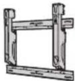 PANASONIC Viera TX-P42VT30Y - Wandhalterung - 1