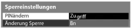 PANASONIC Viera TX-P42VT30Y - Wählen Sie [PIN ändern] - 1