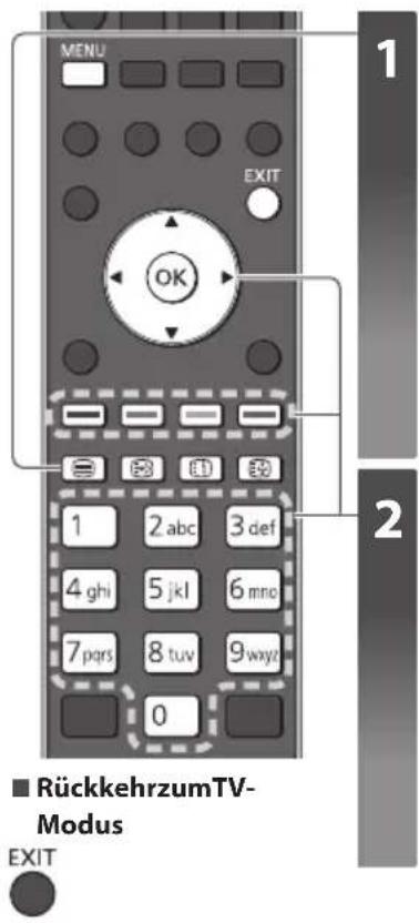 PANASONIC Viera TX-P42VT30Y - ■ Modusumschalte[widetext] (S. 47) - 1