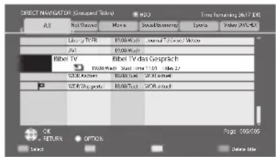 PANASONIC Viera TX-P42VT30Y - Den DIGA-Recorder bedienen - 1