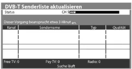 PANASONIC Viera TX-P42VT30Y - DVB-Senderliste automatisch aktualisieren [Senderliste aktualisieren] - 1