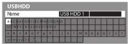 PANASONIC Viera TX-P42VT30Y - Der Name für die USB-Festplatte wird automatisch erstellt. Wenn Sie den Namen ändern wollen, wählen Sie [Ja]. - 1