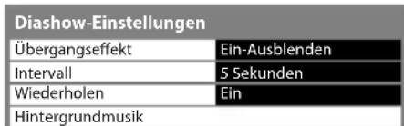 PANASONIC Viera TX-P42VT30Y - Optionsmenü für die einzelnen Inhalte - 3