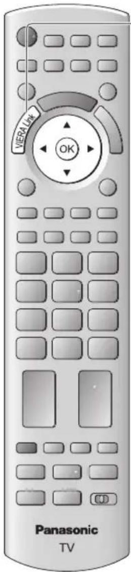 PANASONIC Viera TX-P42ST30J - Menüsteuerung eines angeschlossenen Gerätes über die VIERA-Fernbedienung [VIERA Link Einstellungen] - 1