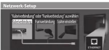 PANASONIC Viera TX-P42ST30J - Wählen Sie den Netzwerktyp - 1