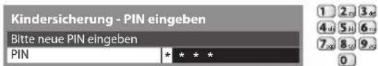 PANASONIC Viera TX-P42ST30J - Geben Sie die PIN-Nummer ein (4 Ziffern) - 1