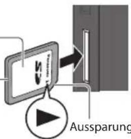 PANASONIC Viera TX-P42ST30J - Zum Einführen oder Entnehmen der SD-Karte / des USB-Flash-Speichers - 3
