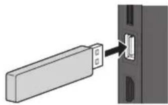 PANASONIC Viera TX-P42ST30J - Zum Einführen oder Entnehmen der SD-Karte / des USB-Flash-Speichers - 1