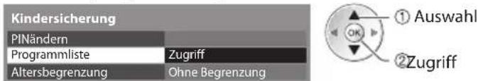 PANASONIC Viera TX-P42ST30J - Auswahl [Programmliste] - 1