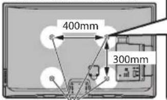 PANASONIC Viera TX-P42ST30J - Wandhalterung - 2