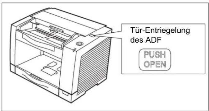 Tür-Entriegelung des ADF PUSH OPEN