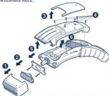 PANASONIC ES-2265 - Entnehmen des integrierten Akkus - 1